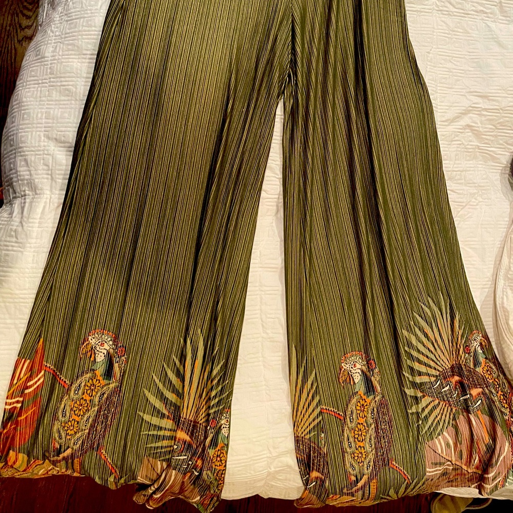 FARM Rio by Anthropology pants- flowy, soft, statement